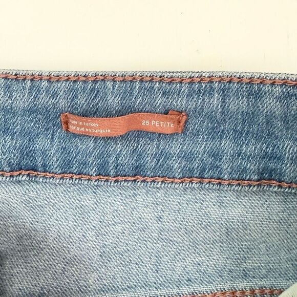 Anthropologie Pilcro High Waist Button Fly Flare The Icon Jeans in Light Wash De - Picture 7 of 10